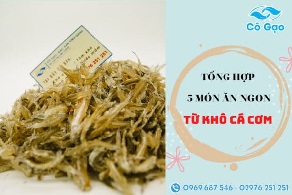 món ngon từ khô cá cơm