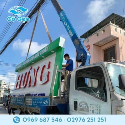 cho thuê xe cẩu Châu Thành